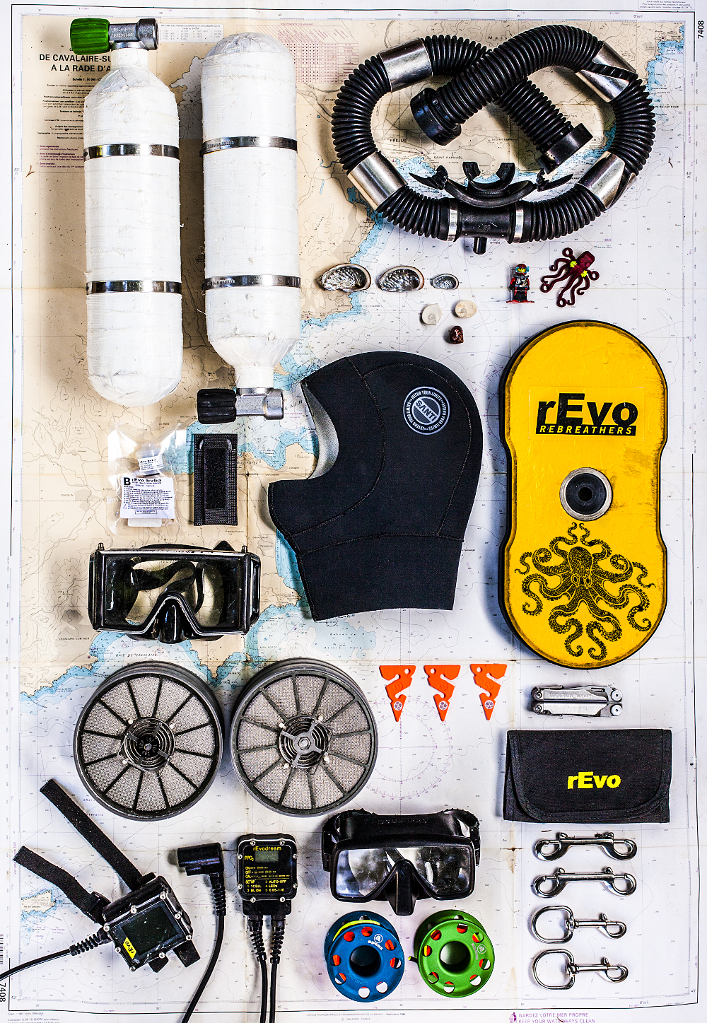 kraken plongée x rEvo rebreathers x santi Kraken Plongée recycleur rEvo